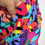 Bleu Rod Beattie  multicolored leaf pattern tankini top women’s size 10 summer Photo 3
