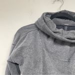 Lululemon Grey Funnel Neck Long Sleeve Hoodie Sweatshirt Women 2 Casual Athletic Photo 3