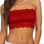 Zenana Outfitters Red Lace Bralette Bandeau Photo 0