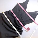 Dress the Population NEW Jordan Ruched Black Gown Dress with High Slit Black XS Photo 10