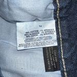 Nine West Womens Dark Denim Blue Jeans Size 14 31 Bling Flap Pockets Hi Rise Photo 6