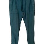 Athleta Woman's Farallon Tapered Leg Jogger Pants Blue Cotton Active, Sz S Photo 2
