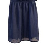 Eyelash Couture Women's S Blue Ruffle Cross-Back Sleeveless Short Dress Casual Photo 6