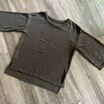 Grey 3/4 wide sleeve top Gray Size M Photo 0
