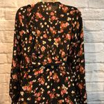 ALC Frank A.L.C Sz 0 Carlo Floral Wrap Silk Mini Dress Photo 9