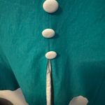 Voodoo Vixen Teal Dress with White Details Photo 1