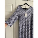 Hatley Womens XL Blue Sun Rays Lucy Shift Dress NEW 3/4 Sleeve Coastal Resort Photo 1