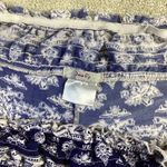 Poof! Boho Wide Leg Lounge Pants Blue White Print Elastic Waist (Read Notes) Photo 3