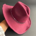 Scala  | Burgundy Wool Wire Brim Fedora Hat Photo 1