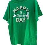 Happy St Patrick's Day Unisex Size L Green Crew Neck Short Sleeve T Photo 0