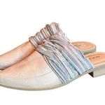 Kelsi Dagger  Brooklyn leather/textile mule Boho elevated 7.5 unique Photo 0