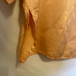 Vintage Mirrors of Krizia 100% Silk Blouse EU48 Peach Champagne Minimalist Italy Orange Size undefined Photo 5