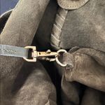 Haute Hippie  | Olive Green Suede/Leather Festival Hobo Bag w/ Matching Mini Bag Photo 10