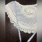 Tucker + Tate  OS Ivory Crochet Poncho - boho , festival , Photo 6