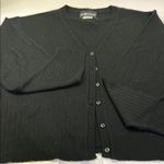 Sandro Black Ribbed Men's Sweater Size XL Photo 4