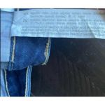 ZARA  Mid Rise Cuffed Stretch Cotton Denim Shorts 5 Pocket 00 Dark Blue #3300 Photo 7