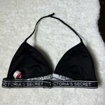 Victoria's Secret Victoria’s Secret Black and White Teeny Triangle Bikini Top Photo 7