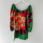 Farm Rio Green Tropicart Mini Dress XS Photo 6