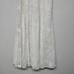 ZARA NWT WOMEN‎  LACE MIDI DRESS BLOGGERS FAV IVORY LARGE BEACH WEDDING BOHO Photo 3