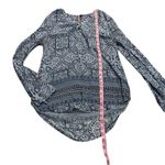 BRINA & EM blue and white long sleeve top Size XS Photo 1