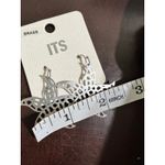 Starfish Earrings Cutout Silver Tone Statement Earrings Beachy Jewelry Photo 2