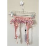 For Love & Lemons Floral Lace Garter Belt Pink Size Small NEW Photo 4