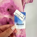 Abound  Abstract Pink Floral V-neck Cutout Mini Skater Dress Size Small NWT Photo 8