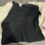 barney's new york Barney’s New York Heather Grey & Black Tweed Knit Sweater Coatigan Blazer Jacket Photo 4