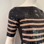 Per Se  by Carlisle Sequin Striped Mini Dress Photo 4