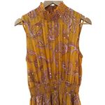 Nanette Lepore  Hi-Lo Pink Paisley  Summer Sleeveless in Sun Squash Dress Size 10 Photo 5
