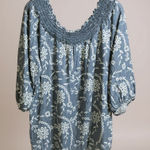 The Pioneer Woman Blue and White Floral Tunic Size 2X Photo 0