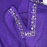 Quacker Factory Add a touch of glamour to your wardrobe with this stunning Women's Purple Sweater Top. Photo 10