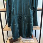 Athleta Give It Your All Long Sleeve Sweater Dress in Heathered Green, S Photo 2