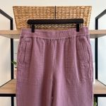 Madewell High-Rise 100% Cotton Waffle Capri Lounge Pant, L Photo 1