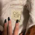 Chaser Faux Fur Tan Faux Suede Jacket Photo 1