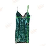 Motel Rocks NWT Motel Sequin Mini Dress Green Size S Y2K Party Photo 9