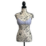 White Fox Boutique White Fox Purple Strappy Crop Top Women’s Cotton Knit Bralette Top Size S Photo 1