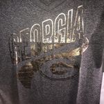 Champion NCAA Georgia Bulldogs Jersey TSHIRT small gray & gold Photo 5