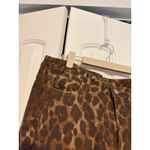 Womens XXL Leopard‎ Print Pants High Waisted Jeans Animal Print Trendy Fashion Brown Size 23 Photo 4