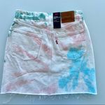 Levi's Levi’s High Rise Deconstructed Tie Dye Mini Skirt Photo 4