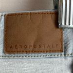 Aeropostale Light Wash High Waisted Midi Shorts Photo 6