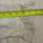 Carole Hochman Vintage White Floral Cotton Robe Womens Size Small USA Lace Trim Photo 7