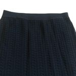 Theory Black Pull-On Shirt Textured Pencil Stretch Fitted Size Large Women's Photo 1