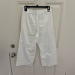 Vince Tie-waist wide-leg cropped cotton-twill trousers Size 0 NWT Photo 6