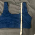 Quince Scoopneck Sports Bra Size XS Blue Photo 5