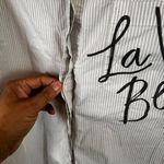 A New Day  Size S  Striped Button-Up Shirt La Vida Bella Graphic Photo 7