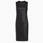 Spanx NWT : Leather-Like Combo Fitted Dress - 20393R Photo 7
