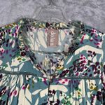 Anthropologie Dolan Left Coast Dress Blue Pink Floral Print Wanderlust Colorful Casual Small Photo 4