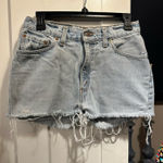 Levi's Vintage Levi’s 512 Distressed  Cut Off Shorts Light Wash Photo 0