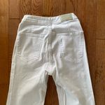 white Bershka flare wide leg jeans Size 4 Photo 6